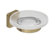 Мильниця для ванної Kludi Vela S з тримачем золото брашоване PVD 25985N0