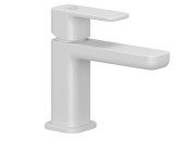 Змішувач для раковини Kludi Renon із донним клапаном білий матовий 422675375