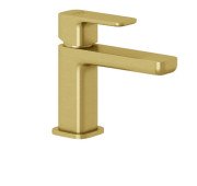 Змішувач для раковини Kludi Renon одноважільний брошуроване золото PVD 42290N075