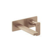 Смеситель для раковины Kludi Renon настенный однорычажный брашированная бронза PVD 42244N175