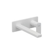 Змішувач для раковини Kludi Renon настінний одноважільний білий матовий 422455375