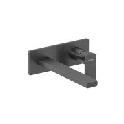 Змішувач для раковини Kludi Renon настінний одноважільний збройова сталь PVD 42245N275