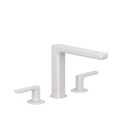 Змішувач для раковини Kludi Renon на 3 отвори білий матовий 423935375