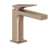 Змішувач для раковини Kludi Decus із донним клапаном брошурована бронза PVD 54288N175