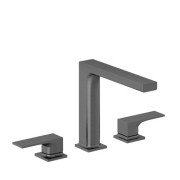 Змішувач для раковини Kludi Decus на 3 отвори збройова сталь PVD 54393N275