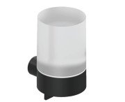 Диспенсер для жидкого мыла Kludi Vela R с держателем черный матовый 5897639