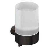 Диспенсер для жидкого мыла Kludi Vela R с держателем оружейная сталь PVD 58976N2