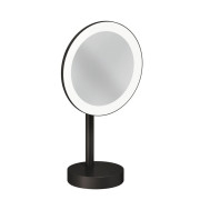 Дзеркало косметичне Kludi Vela R з LED-підсвічуванням збройова сталь PVD 58995N2F