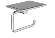 Тримач для туалетного паперу Kludi Vela R з полицею хром 5897105