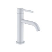 Змішувач для раковини Kludi Nova Fonte із донним клапаном білий матовий 202895315