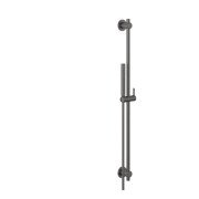 Ручной душ на штанге Kludi Nova Fonte 1-режимный оружейная сталь PVD 20840N215