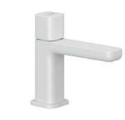 Кран для раковини Kludi Renon на одне підведення одновентильний білий матовий 421185375