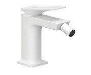 Змішувач для біде Kludi Decus із донним клапаном білий матовий 542175375