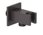 Шлангове підключення Kludi A-Qa із тримачем для душу чорний матовий 655693900