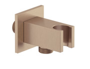 Шлангове підключення Kludi A-Qa з тримачем для душу брошурована бронза PVD 65569N100