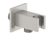 Шлангове підключення Kludi A-Qa з тримачем для душу брошурований нікель PVD 65569N500