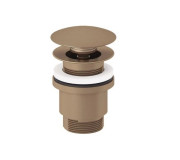 Донный клапан для раковины Kludi Push-Open брашированная бронза PVD 10426N100