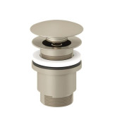 Донный клапан для раковины Kludi Push-Open брашированный никель PVD 10426N500