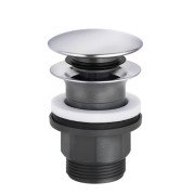 Донный клапан для раковины Kludi Push-Open белый матовый 104265300