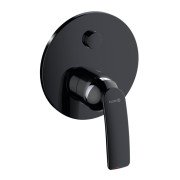 Смеситель для душа Kludi Balance встраиваемый однорычажный черный матовый/хром 527598775