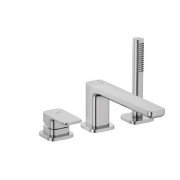 Змішувач на борт ванни Kludi Renon з душовим гарнітуром хром 424480575