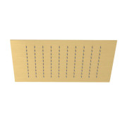 Верхний душ Kludi Asana встраиваемый 1-режимный 34х34 см брашированное золото PVD 69400N000