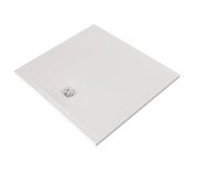 Душевой поддон Kludi Terra 100х100 см композит белый матовый 08DW1853