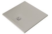 Душевой поддон Kludi Terra 80х80 см композит серо-бежевый матовый 08DW09O2