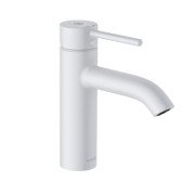 Змішувач для раковини Kludi Bozz з донним клапаном білий матовий 382885376