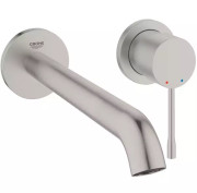Смеситель для раковины Grohe Essence однорычажный настенный суперсталь 29193DC1