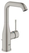 Змішувач для раковини Grohe Essence L-Size з донним клапаном суперсталь 24174DC1