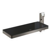 Полиця для ванної Grohe Rainshower Aqua метал/скло графіт темний матовий 101677AL00