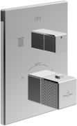 Термостат для душа Villeroy & Boch Mettlach встраиваемый хром TVS12600300061