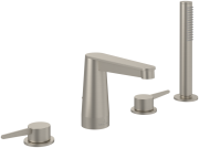 Смеситель на борт ванны Villeroy & Boch Conum на 4 отверстия матовый никель TVT12700200064
