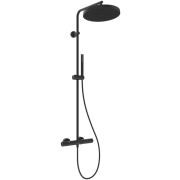 Душевая система Villeroy & Boch Universal Showers с термостатом матовый черный TVS000031000K5