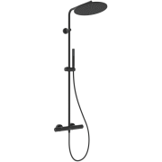 Душева система Villeroy & Boch Universal Showers із термостатом матовий чорний TVS000032000K5