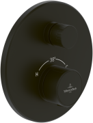 Термостат для душа Villeroy & Boch Universal Taps & Fittings встраиваемый матовый черный TVS000038000K5