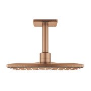 Верхній душ Grohe Rainshower SmartActive 310 Cube 2 режими зі стельовим приєднанням теплий захід сонця матовий 26481DL0