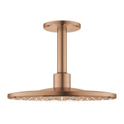 Верхній душ Grohe Rainshower SmartActive 310 2 режими зі стельовим під'єднанням теплий захід сонця матовий 26477DL0