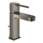 Смеситель для раковины Grohe Plus S-Size с донным клапаном темный графит матовый 32612AL3