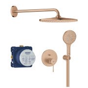Душева система прихованого монтажу Grohe Essence із Rainshower Mono 310 теплий захід сонця матовий 25287DL0