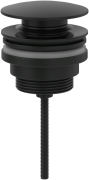 Донный клапан для раковины Villeroy & Boch Universal Taps & Fittings латунь матовый черный TVP000003020K5