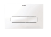 Кнопка змиву для унітазу Kludi Unifix подвійний змив пластик білий матовий 30PP0153