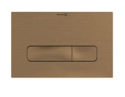 Кнопка смыва для унитаза Kludi Unifix двойной смыв пластик брашированная бронза PVD 30PP01N1