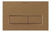 Кнопка смыва для унитаза Kludi Unifix двойной смыв пластик брашированная бронза PVD 32PP01N1