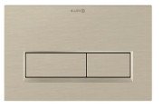 Кнопка смыва для унитаза Kludi Unifix двойной смыв пластик никель брашированный PVD 32PP01N5