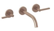 Змішувач для раковини Kludi Nova Fonte настінний брашована бронза PVD 20144N115