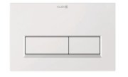 Кнопка смыва для унитаза Kludi Unifix двойной смыв пластик белый матовый 32PP0153