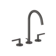 Змішувач для раковини Kludi Nova Fonte на 3 отвори збройова сталь PVD 20143N215