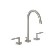 Змішувач для раковини Kludi Nova Fonte на 3 отвори нікель брошений PVD 20143N515